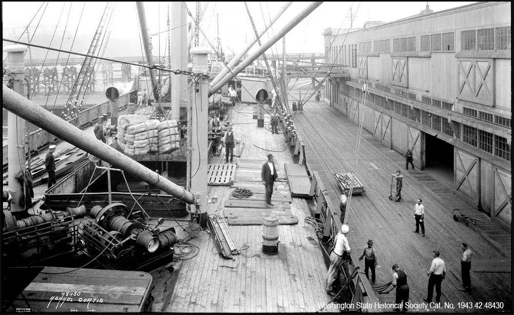 Preparing to Unload the Silk