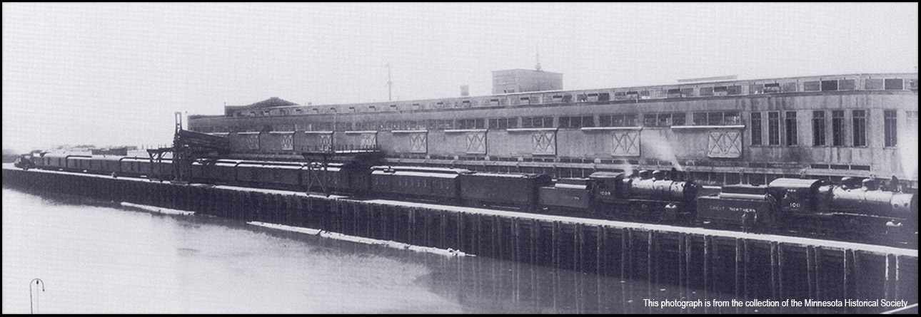 Silk train on Pier 88 at Smith Cove Seattle April, 1923